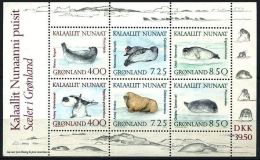 GROENLAND Faune Marine,  Phoques. Yvert  BF N°3 ** MNH - Maritiem Leven