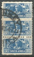 South Africa 1942 3d Triplet SG101 - Used - Ongebruikt
