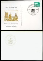 DDR PP18 B2/005 Privat-Postkarte ABKLATSCH Magistrat Berlin Sost.1988 - Privé Postkaarten - Gebruikt