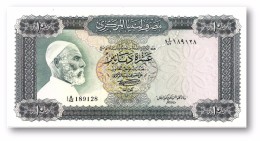 LIBYA - 10 Dinars - (1972 ) With Inscription - P 37.b - Unc. - Sign. 1 - Serie I A/42 ( 192 X 95 ) Mm - 2 Scans - Libië