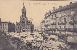 Bruxelles - Eglise Et Parvis St Gilles (top Animation, Pour Serbie, 1912) - St-Gillis - St-Gilles