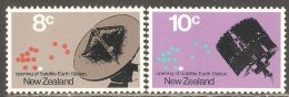 New Zealand 1971 Mi# 559-560 ** MNH - Satellite Earth Station Near Warkworth / Space - Océanie