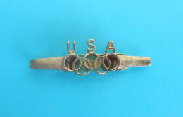 USA OLYMPIC TEAM - Nice Rare Olympics Tiepin * Olympic Game Jeux Olympiques Olympia Olympiade Juegos Olímpicos Olimpiadi - Bekleidung, Souvenirs Und Sonstige