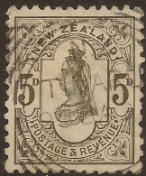NZ 1882 5d QV P12x11.5 SSF SG 200 U #UM145 - Used Stamps