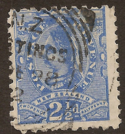 NZ 1882 2 1/2d QV P10x11 SSF SG 230a U #UM161 - Usados