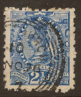 NZ 1882 2 1/2d QV P10 SSF SG 220 U #UM166 - Oblitérés