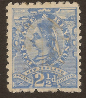 NZ 1882 2 1/2d QV P10x11 SSF SG 230 HM* #UM163 - Nuevos