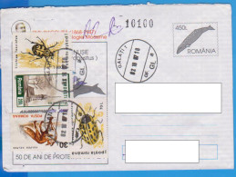 REGISTERED LETTER INFLATION STAMPS   ROMANIA STATIONERY - Other & Unclassified