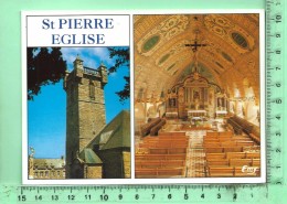 CPM, SAINT-PIERRE-EGLISE: Multi Vues - Saint Pierre Eglise