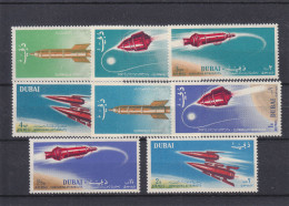 Espace - Fusée - Dubai - Yvert PA 40 / 47 ** - MNH - Valeur 10 Euros - Dubai