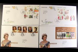 2012 COMMEMORATIVES YEAR SET Of Illustrated First Day Covers (no Post & Go) With Neatly Typed Addresses Inc... - FDC