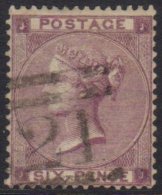 1862-64 6d Lilac (Hair Lines, Plate 4), SG 85, Very Fine Used With Good Centering, Full Perfs, Great Colour &... - Other & Unclassified