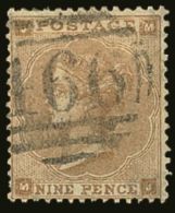 1862 - 4 9d Bistre 'small Letters', SG 86, Very Fine Used With Strong Original Colour, Full Perfs & Light... - Autres & Non Classés
