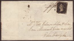 1840 1d Black, Plate 6 Lettered "SB", Attractive With Almost Four Margins (just Shaving Frame At Lower Left), On... - Sin Clasificación