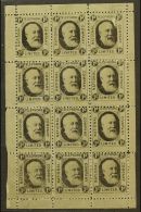 TELEGRAPH/TELEPHONE STAMPS 1884 National Telephone Company 1d Black (Barefoot 1), Never Hinged Mint Complete Sheet... - Altri & Non Classificati