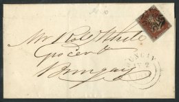 1841 (1 July) EL Norwich To Bungay Bearing A Lovely 1841 1d Deep Red - Brown 'RB' From 'black' Plate 10 On Very... - Altri & Non Classificati