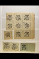 GUAYANA LOCAL ISSUES 1903 COAT OF ARMS ISSUES - Never Hinged Mint Reference Collection/accumulation Of Forgeries... - Venezuela