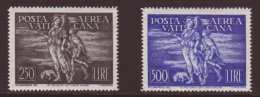 1948 250L Violet-black & 500L Ultramarine Airs, Sassone 16/17, SG 137/38, Very Fine Mint, Fresh! (2 Stamps)... - Other & Unclassified