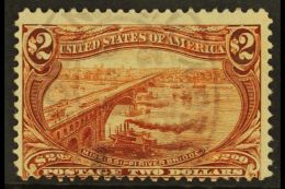 1898 $2 Trans-Mississippi Exposition (Scott 293, SG 299), Very Good Lightly Used. For More Images, Please Visit... - Sonstige & Ohne Zuordnung