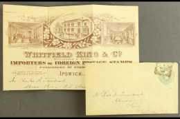 1893 COLUMBIANS GB 1893 (27 Nov) 2½d Env To Akron, Ohio, Containing A Handwritten Letter On Spectacular... - Autres & Non Classés