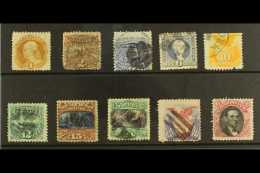 1869 Complete Set (one Of Each Value), SG 114/24 (Sc 112/22), Used. Some Faults (including 90c With Heavy Crease),... - Sonstige & Ohne Zuordnung