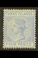 1881 4d Ultramarine, SG 50, Fine Mint. For More Images, Please Visit... - Turcas Y Caicos