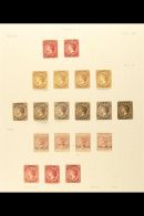 1867-95 FINE MINT COLLECTION On Album Pages, Includes 1867 1d Dull Rose (no Wmk) X2, 1873-79 1d Dullrose-lake X2... - Turks & Caicos (I. Turques Et Caïques)