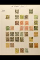 1876-1911 COLLECTION On Leaves, Mint Or Used, Inc 1884-86 To 25pi Mint (thin, Cat 450 Euro = £340), 1888 To... - Andere & Zonder Classificatie