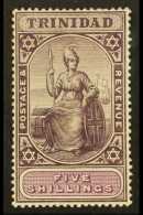 1901-06 5s Lilac And Mauve On Chalky Paper, SG 132a, Very Fine Mint. For More Images, Please Visit... - Trinidad En Tobago (...-1961)