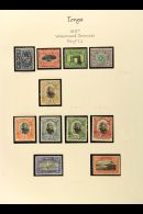 1897-1967 FINE MINT COLLECTION In Hingeless Mounts On Leaves, Some QEII Issues Are Never Hinged, Inc 1897 Most... - Tonga (...-1970)