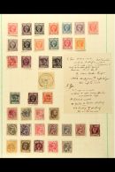 ELOBEY & FERNANDO POO 1879-1929 Small Mostly Fine Mint Collection On Leaves, Inc ELOBEY 1909 10c On 2.50p Opt... - Otros & Sin Clasificación