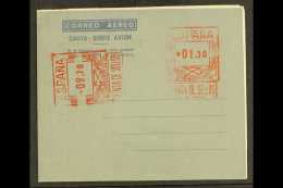 POSTAL STATIONERY 1948-59 1.30p + 2.70p Type B On Dark Grey Aerogramme, Edifil 25, Fresh Unused For More Images,... - Other & Unclassified