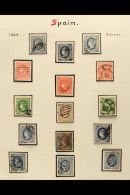 1864 (DATED DESIGN) ISABELLA COLLECTION Fine Used Collection With 2c Blue Shades (3), 12c Green Shades (2), Scarce... - Other & Unclassified