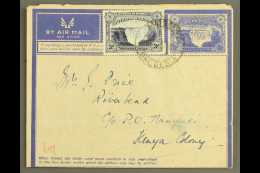 ACTIVE SERVICE LETTER CARD 1944 3d Ultramarine On Coarse, Buff Paper, No Overlay, H&G 5, Uprated With 3d Falls... - Rodesia Del Sur (...-1964)