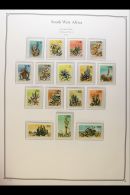 1971-1990 COMPLETE NEVER HINGED MINT COLLECTION In A Palo Hingeless Album, All Different, Complete SG 230/537, Inc... - África Del Sudoeste (1923-1990)