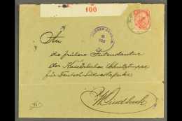 1918 (30 Jan) Cover To Windhuk Bearing 1d Union Stamp (fault) Tied By "TSES" Cds Cancel, Putzel Type B5 Oc, Violet... - Zuidwest-Afrika (1923-1990)