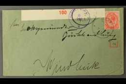 1917 (7 May) Cover To Windhuk Bearing 1d Union Tied By Fine "USAKOS" Converted German Cancelled, Putzel Type B3... - África Del Sudoeste (1923-1990)