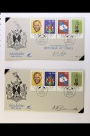 CISKEI 1981 Independence Pair Of First Day Covers, Both SIGNED Including By Chief Minister Dr Lennox Sebe. (2... - Zonder Classificatie