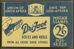 BOOKLET 1941 2s6d Blue On Buff "Dri-Foot" Booklet, SG SB15a, Vertical Crease On Cover (hardly Detracts), Otherwise... - Zonder Classificatie