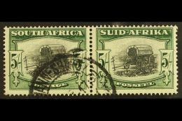 1947-54 5s Black & Yellow-green, SG 122a, Fine Used. For More Images, Please Visit... - Unclassified