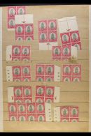 1934-40 Specialised Group Of PENNY Issues, With Sheet Number Blocks, Varieties And Several In Large Multiples With... - Sin Clasificación