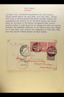 1925-76 AIRMAILS & FIRST FLIGHTS COLLECTION Covers & Postcards, Neatly Written Up On Album Pages, Includes... - Ohne Zuordnung