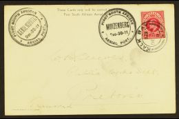 1911 FIRST SOUTH AFRICAN AERIAL POST SECOND RETURN FLIGHT - Muizenberg To Kenilworth With Interprovincial Franking... - Zonder Classificatie
