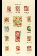 ORANGE RIVER COLONY INTERPROVINCIALS A Collection Of ORC Stamps With Clear 1910-12 Cancels From Cape, Natal And... - Unclassified