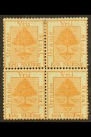 ORANGE FREE STATE 1868 1s Orange Buff, SG 8, Very Fine Mint Block Of 4, Lower Stamps NHM. For More Images, Please... - Unclassified
