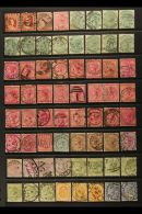 NATAL Postmarks Collection, With Clear To Superb Strikes On QV And KE7 Stamps With Values To 5s, With Numerals,... - Unclassified