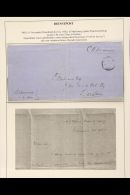 NATAL 1865 (Nov) O.H.M.S Entire From The S.G. Office To Durban, Showing Pietermaritzburg Crown Cds; Also 1910... - Non Classificati