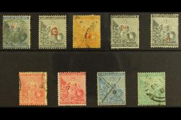 GRIQUALAND WEST 1877-79 Chiefly Used Group Including 1877 "G.W." In Red On 4d Dull Blue, 1877-78 Large "G" Opts In... - Zonder Classificatie