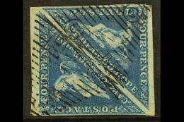 CAPE OF GOOD HOPE 1853 4d Deep Blue Pair, SG 4, Fine Used With Full Clear Margins For More Images, Please Visit... - Unclassified