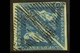 CAPE OF GOOD HOPE 1853 4d Deep Blue Pair, SG 4, Fine Used With Full Clear Margins For More Images, Please Visit... - Sin Clasificación